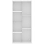 White plywood bookcase shelf 50x25x106 cm by vidaXL, Bookcases and shelves - Ref: Foro24-801107, Price: 62,33 €, Discount: %