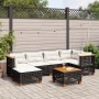 7-piece garden sofa set with black synthetic rattan cushions by vidaXL, Garden sets - Ref: Foro24-3261920, Price: 531,32 €, D...