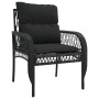 4-piece garden sofa set with black synthetic rattan cushions by vidaXL, Garden sets - Ref: Foro24-368727, Price: 346,12 €, Di...