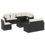 8-piece garden sofa set and black synthetic rattan cushions by vidaXL, Garden sets - Ref: Foro24-3267406, Price: 694,16 €, Di...