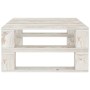 7-piece white wood garden pallet furniture set by vidaXL, Garden sets - Ref: Foro24-3052175, Price: 474,99 €, Discount: %