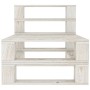 7-piece white wood garden pallet furniture set by vidaXL, Garden sets - Ref: Foro24-3052175, Price: 474,99 €, Discount: %