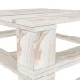 7-piece white wood garden pallet furniture set by vidaXL, Garden sets - Ref: Foro24-3052175, Price: 474,99 €, Discount: %