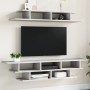 Muebles de TV de pared madera ingeniería gris hormigón de vidaXL, Muebles TV - Ref: Foro24-840733, Precio: 63,80 €, Descuento: %