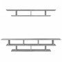 Betongraue Wand-TV-Schränke aus Holzwerkstoff von vidaXL, TV-Möbel - Ref: Foro24-840733, Preis: 63,80 €, Rabatt: %