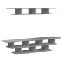 Muebles de TV de pared madera ingeniería gris hormigón de vidaXL, Muebles TV - Ref: Foro24-840733, Precio: 63,80 €, Descuento: %