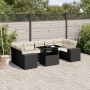 8-piece garden sofa set and black synthetic rattan cushions by vidaXL, Garden sets - Ref: Foro24-3269036, Price: 633,68 €, Di...