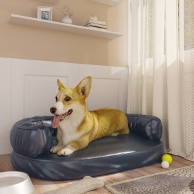 Cama para perros de espuma cuero sintético azul oscuro 75x53 cm de vidaXL, Camas para perros - Ref: Foro24-171314, Precio: 64...