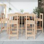 Garden table set and high stools 7 pieces solid pine wood by vidaXL, Garden sets - Ref: Foro24-3154760, Price: 394,61 €, Disc...