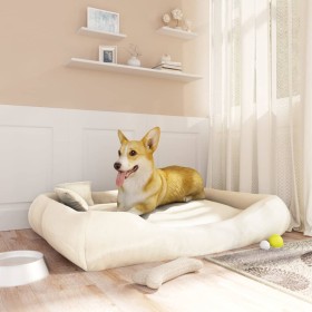 Cojín para perros con almohadas tela oxford beige 115x100x20 cm de vidaXL, Camas para perros - Ref: Foro24-171205, Precio: 43...