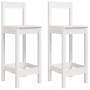 High stools 2 units solid pine wood 40x41.5x112 cm by vidaXL, dining chairs - Ref: Foro24-822143, Price: 77,74 €, Discount: %