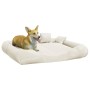 Cojín para perros con almohadas tela oxford beige 115x100x20 cm de vidaXL, Camas para perros - Ref: Foro24-171205, Precio: 43...