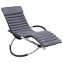 Cushion for gray suede sun lounger by vidaXL, Cushions for chairs and sofas - Ref: Foro24-310501, Price: 51,61 €, Discount: %