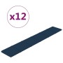 Wandpaneele 12 Stück blauer Samt 90x15 cm 1,62 m² von vidaXL, Wandverkleidung - Ref: Foro24-344104, Preis: 39,76 €, Rabatt: %