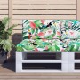 Cushions for pallet sofa 2 pieces multicolor fabric by vidaXL, Cushions for chairs and sofas - Ref: Foro24-360728, Price: 65,...