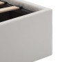 Hydraulic canapé bed with LED white synthetic leather 140x200cm by vidaXL, Beds and slatted bases - Ref: Foro24-285549, Price...