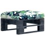 Garden ottoman made of pine wood pallets, impregnated in black. by vidaXL, Modular outdoor sofas - Ref: Foro24-3066444, Price...