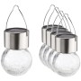 HI Hanging Solar LED Lights 5 Pack Crackle Glass by HI, Outdoor lighting - Ref: Foro24-429154, Price: 23,99 €, Discount: %