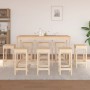 9-piece solid pine wood bar set by vidaXL, Furniture sets for kitchens and dining rooms - Ref: Foro24-3124717, Price: 503,49 ...