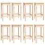 9-piece solid pine wood bar set by vidaXL, Furniture sets for kitchens and dining rooms - Ref: Foro24-3124717, Price: 503,49 ...