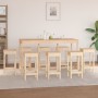 9-piece solid pine wood bar set by vidaXL, Furniture sets for kitchens and dining rooms - Ref: Foro24-3124717, Price: 503,49 ...