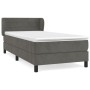 Boxspringbett mit dunkelgrauer Samtmatratze 100x200 cm von vidaXL, Betten und Lattenroste - Ref: Foro24-3127536, Preis: 349,3...