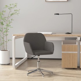 Silla de oficina giratoria tela gris oscuro de vidaXL, Sillas de oficina - Ref: Foro24-344713, Precio: 88,99 €, Descuento: %