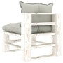 Garden pallet furniture set 4 pieces wood with taupe gray cushions by vidaXL, Garden sets - Ref: Foro24-3052409, Price: 345,8...