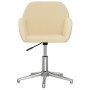 Cream-colored swivel office chair in fabric by vidaXL, Office chairs - Ref: Foro24-344711, Price: 88,71 €, Discount: %