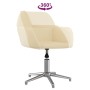 Cream-colored swivel office chair in fabric by vidaXL, Office chairs - Ref: Foro24-344711, Price: 88,71 €, Discount: %