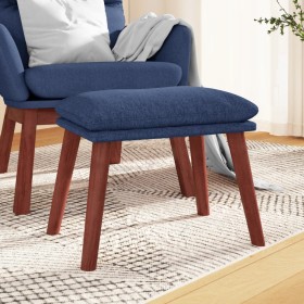 Blue fabric footrest 45x29.5x35 cm by vidaXL, Ottomans - Ref: Foro24-341461, Price: 46,26 €, Discount: %