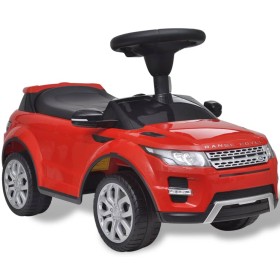 Coche de juguete rojo con música, modelo Land Rover 348 de vidaXL, Vehículos a pedales o para empujar - Ref: Foro24-10082, Pr...