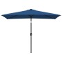 Garden umbrella with light blue metal pole 300x200 cm by vidaXL, Umbrellas - Ref: Foro24-47129, Price: 65,49 €, Discount: %