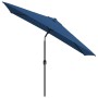 Garden umbrella with light blue metal pole 300x200 cm by vidaXL, Umbrellas - Ref: Foro24-47129, Price: 65,49 €, Discount: %