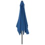 Garden umbrella with light blue metal pole 300x200 cm by vidaXL, Umbrellas - Ref: Foro24-47129, Price: 65,49 €, Discount: %