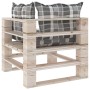 Pallet garden furniture set 5 pieces with pine wood cushions by vidaXL, Garden sets - Ref: Foro24-3066262, Price: 375,99 €, D...