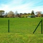 Euro fence set, green steel, 10x1 m by vidaXL, fence panels - Ref: Foro24-140565, Price: 140,77 €, Discount: %