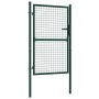 Puerta de valla de acero verde 100x125 cm de vidaXL, Puertas de jardín - Ref: Foro24-145733, Precio: 143,14 €, Descuento: %