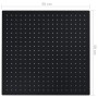 Cabezal ducha efecto lluvia acero inox cuadrado 50x50 cm negro de vidaXL, Cabezales de ducha - Ref: Foro24-147699, Precio: 11...