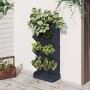 Set of 4 vertical garden plants in anthracite polypropylene by vidaXL, Pots and planters - Ref: Foro24-152207, Price: 20,42 €...