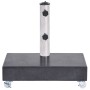 Base de sombrilla granito negra 45x25x8 cm de vidaXL, Bases para sombrillas - Ref: Foro24-313667, Precio: 92,36 €, Descuento: %