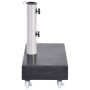 Black granite umbrella base 45x25x8 cm by vidaXL, Umbrella bases - Ref: Foro24-313667, Price: 92,36 €, Discount: %