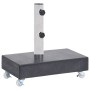 Black granite umbrella base 45x25x8 cm by vidaXL, Umbrella bases - Ref: Foro24-313667, Price: 92,36 €, Discount: %