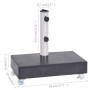 Black granite umbrella base 45x25x8 cm by vidaXL, Umbrella bases - Ref: Foro24-313667, Price: 92,36 €, Discount: %