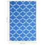 Outdoor blue PP rug 160x230 cm by vidaXL, Outdoor protectors - Ref: Foro24-317000, Price: 37,22 €, Discount: %