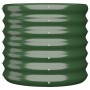 Steel planter with green powder coating 40x40x36 cm by vidaXL, Pots and planters - Ref: Foro24-318843, Price: 22,63 €, Discou...