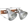 Industrial silver wall lamp 45x25 cm E27 by vidaXL, Lamps - Ref: Foro24-320503, Price: 55,30 €, Discount: %