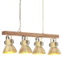 Industrielle Deckenleuchte Mangoholz Messing E27 von vidaXL, Lampen - Ref: Foro24-320522, Preis: 96,15 €, Rabatt: %