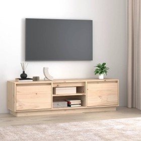 Mueble de TV de madera maciza de pino 140x35x40 cm de vidaXL, Muebles TV - Ref: Foro24-814314, Precio: 99,78 €, Descuento: %