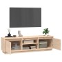 Mueble de TV de madera maciza de pino 140x35x40 cm de vidaXL, Muebles TV - Ref: Foro24-814314, Precio: 96,04 €, Descuento: %